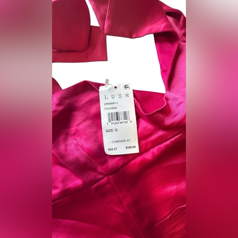 LUSH Pink Mini Dress S - Picture 4 of 9